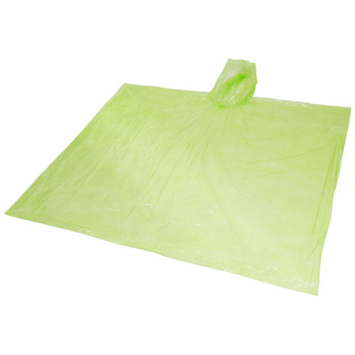 Ziva disposable rain poncho with storage pouch - 100429