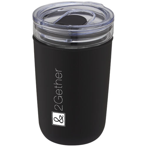 Bello 420 ml glass tumbler with recycled plastic outer wall - 100675