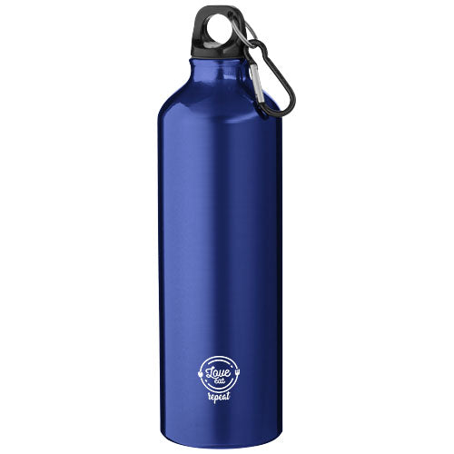Oregon 770 ml RCS certified recycled aluminium water bottle with carabiner - 100739