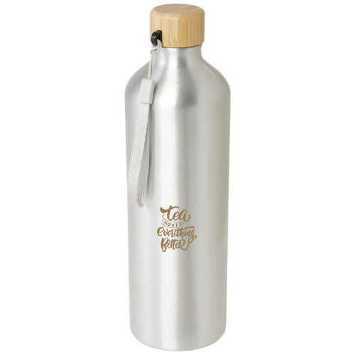 Malpeza 1000 ml RCS certified recycled aluminium water bottle - 100796