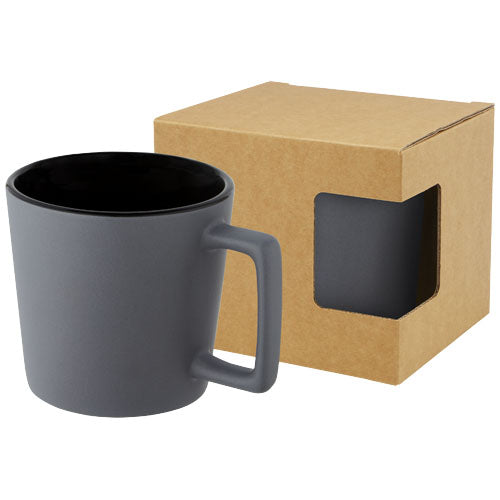 Cali 370 ml ceramic mug with matt finish - 100900