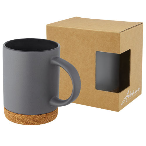 Neiva 425 ml ceramic mug with cork base - 100901