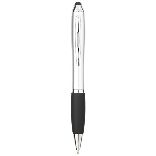 Nash coloured stylus ballpoint pen with black grip - 106392