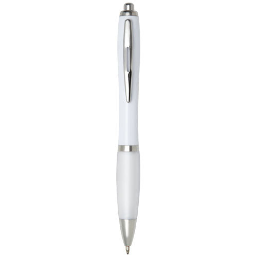 Nash ballpoint pen with coloured barrel and grip - 106399