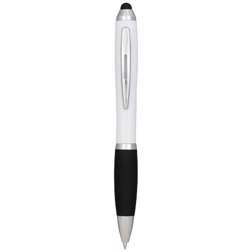Nash coloured stylus ballpoint pen with black grip - 106903