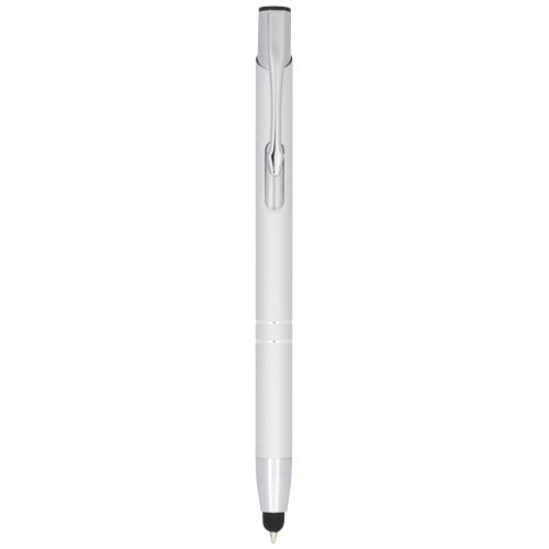 Moneta anodized aluminium click stylus ballpoint pen - 107298