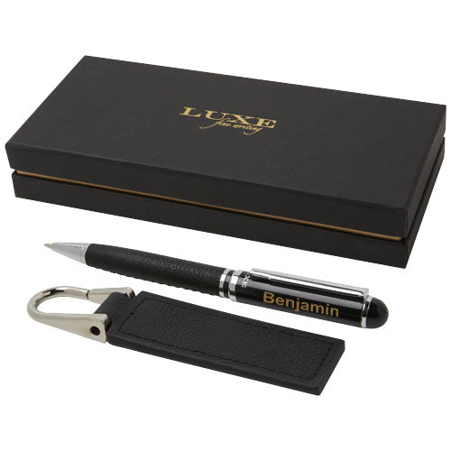 Verse ballpoint pen and keychain gift set - 107774