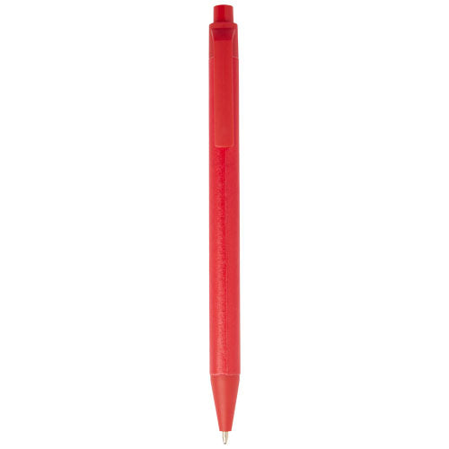 Chartik monochromatic recycled paper ballpoint pen with matte finish - 107839