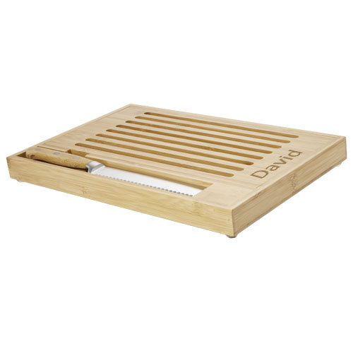 Pao bamboo cutting board with knife - 113153