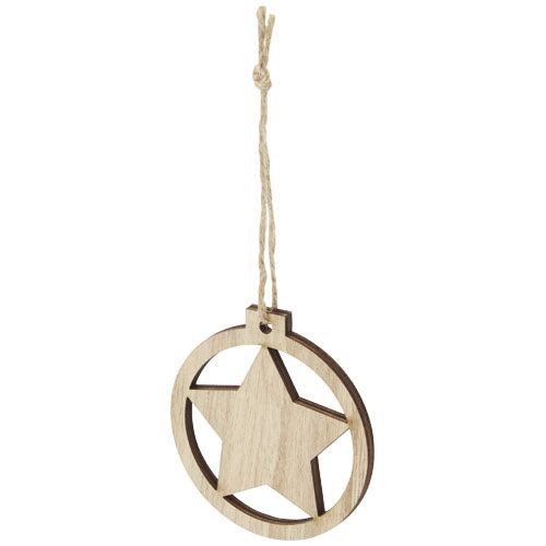 Natall wooden star ornament - 113231