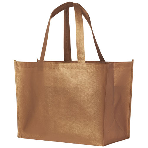 Alloy laminated non-woven shopping tote bag 23L - 120394