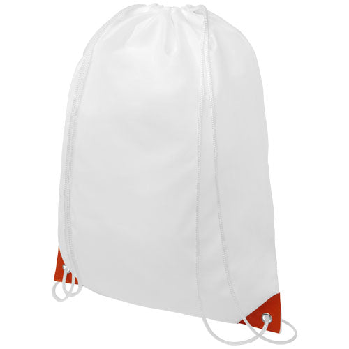 Oriole drawstring bag with coloured corners 5L - 120488