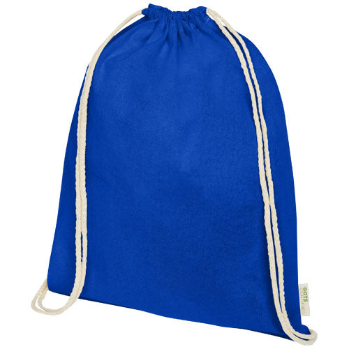 Orissa 140 g/m² GOTS organic cotton drawstring bag 5L - 120612