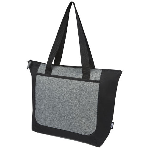 Reclaim GRS recycled two-tone zippered tote bag 15L - 120657
