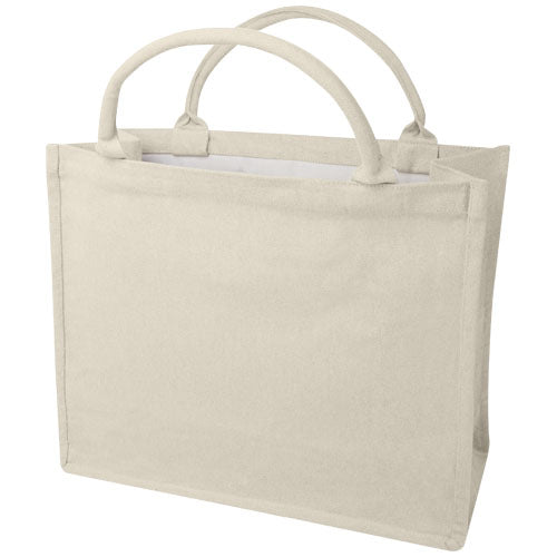 Page 500 g/m² Aware™ recycled book tote bag - 120711