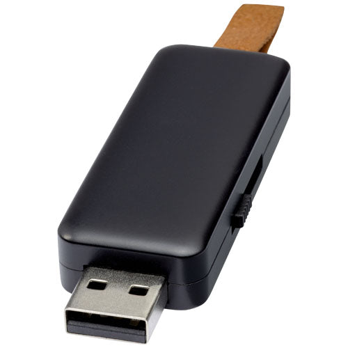 Gleam 4GB light-up USB flash drive - 123740