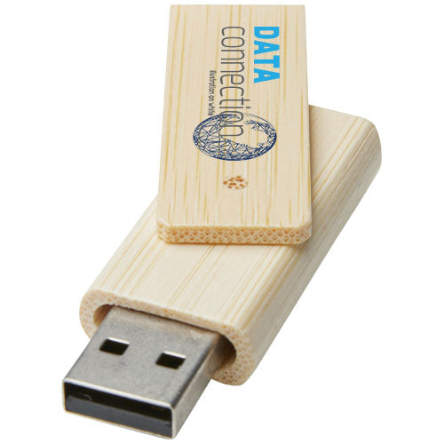 Rotate 8GB bamboo USB flash drive - 123747