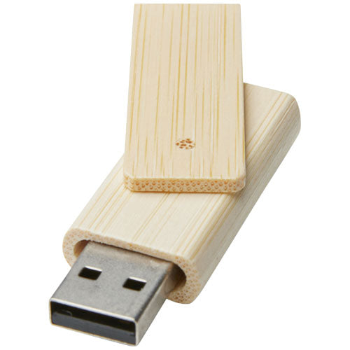 Rotate 16GB bamboo USB flash drive - 123748