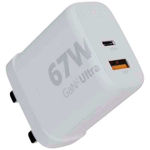 Xtorm XEC067G GaN² Ultra 67W wall charger - UK plug - 124407