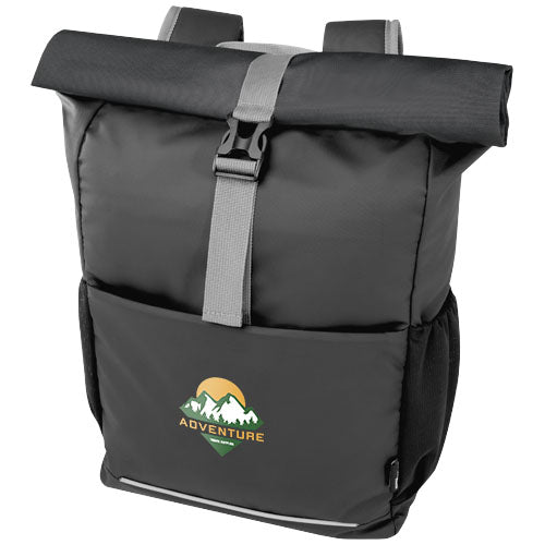 Aqua 15" GRS recycled water resistant roll-top bike bag 20L - 130050
