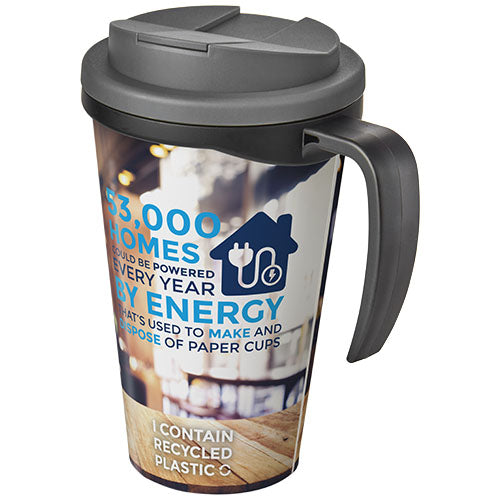 Brite-Americano® Grande 350 ml mug with spill-proof lid - 210420