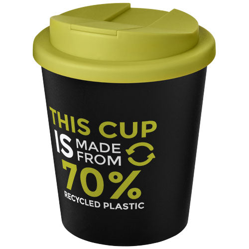 Americano® Espresso Eco 250 ml recycled tumbler with spill-proof lid  - 210455