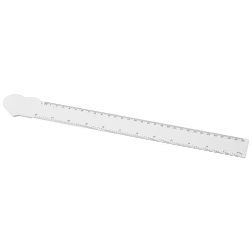 Tait 30cm heart-shaped recycled plastic ruler - 210466
