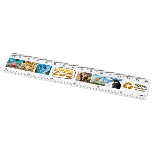 Refari 15 cm recycled plastic ruler - 210467