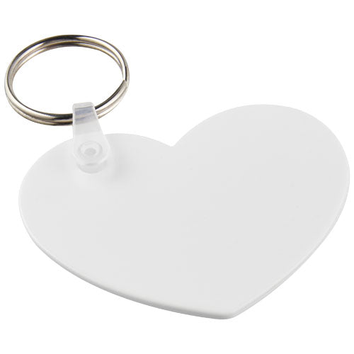 Tait heart-shaped recycled keychain - 210473