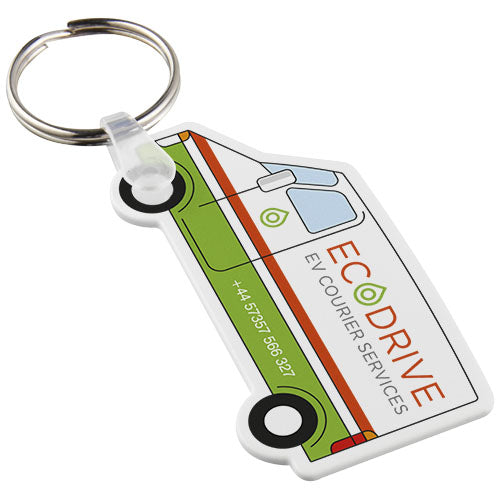 Tait van-shaped recycled keychain - 210474