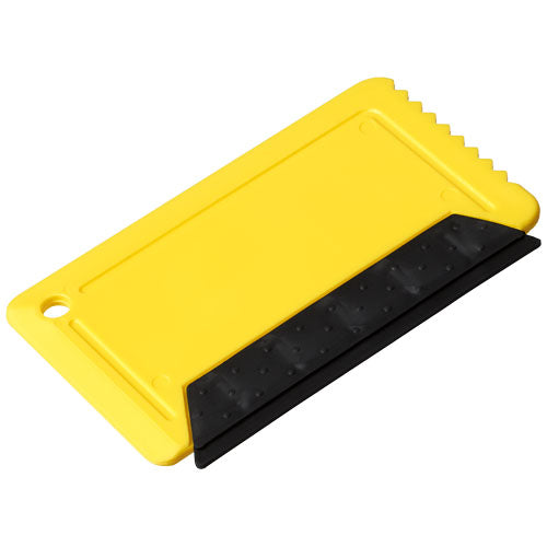 Freeze credit card sized ice scraper with rubber - 210841
