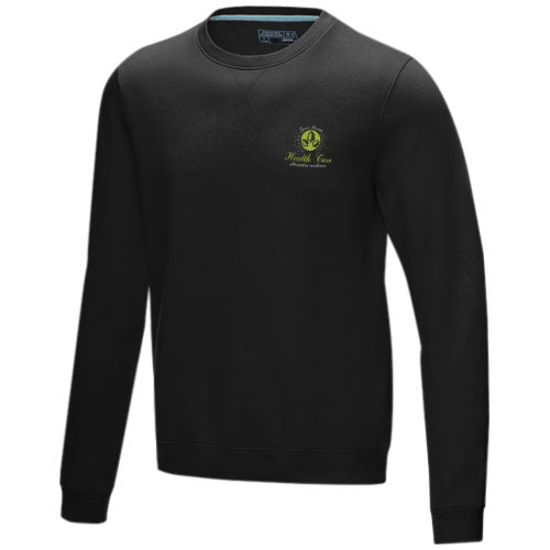 Jasper men’s GOTS organic recycled crewneck sweater - 37512