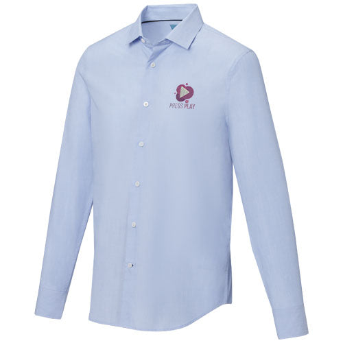 Cuprite long sleeve men's GOTS organic shirt - 37524
