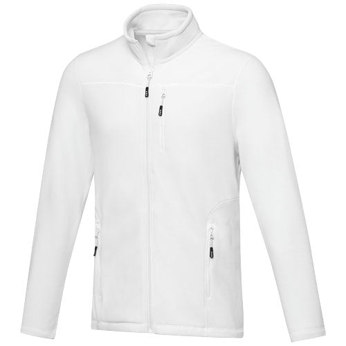 Amber men's GRS recycled full zip fleece jacket - 37529