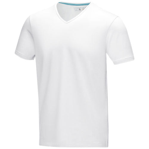 Kawartha short sleeve men's GOTS organic V-neck t-shirt - 38016