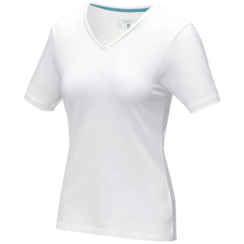 Kawartha short sleeve women's GOTS organic V-neck t-shirt - 38017