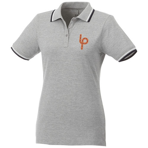 Fairfield short sleeve women's polo with tipping - 38103