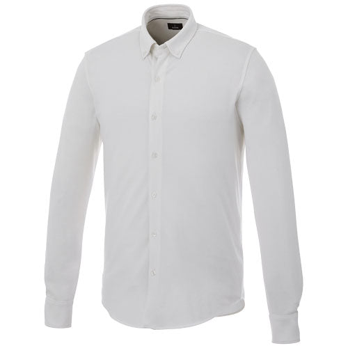 Bigelow long sleeve men's pique shirt - 38176