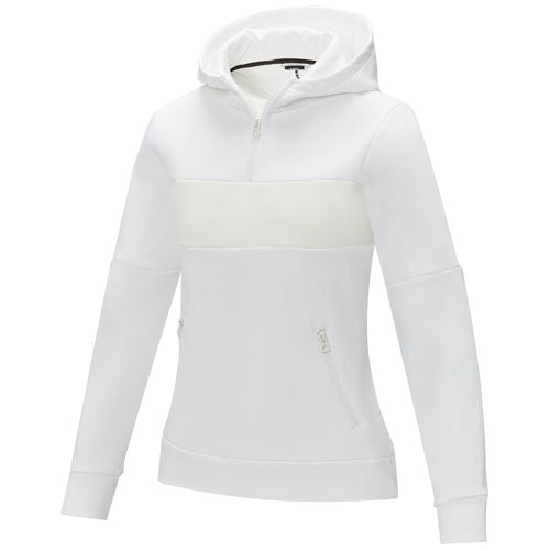Sayan women's half zip anorak hooded sweater - 39473