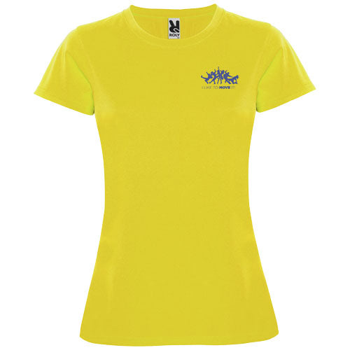 Montecarlo short sleeve women's sports t-shirt - R0423