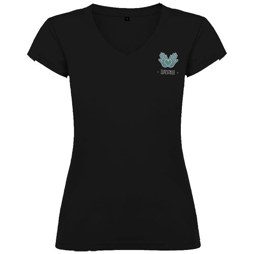 Victoria short sleeve women's v-neck t-shirt - R6646