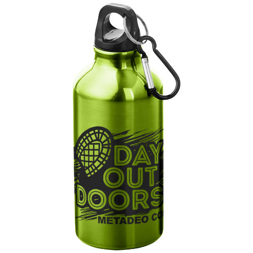 Oregon 400 ml aluminium water bottle with carabiner - 100002