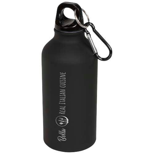 Oregon 400 ml matte water bottle with carabiner - 100559