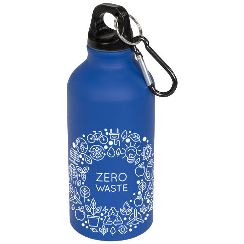 Oregon 400 ml matte water bottle with carabiner - 100559
