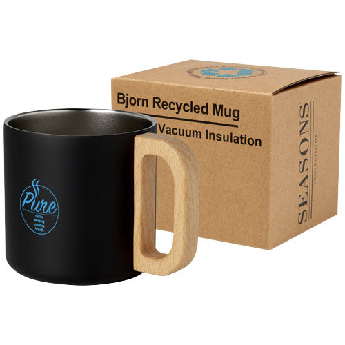 Bjorn 360 ml RCS certified recycled stainless steel mug with copper vacuum insulation - 100740