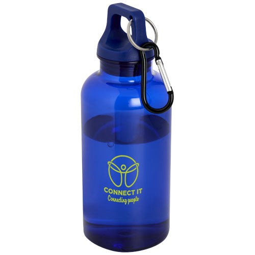 Oregon 400 ml RCS certified recycled plastic water bottle with carabiner - 100778