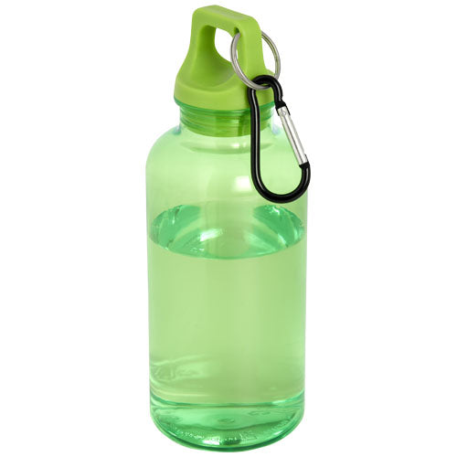 Oregon 400 ml RCS certified recycled plastic water bottle with carabiner - 100778