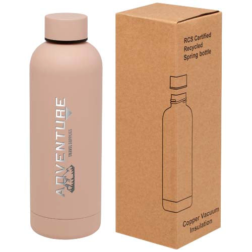 Spring 500 ml RCS certified recycled stainless steel copper vacuum insulated bottle - 100798