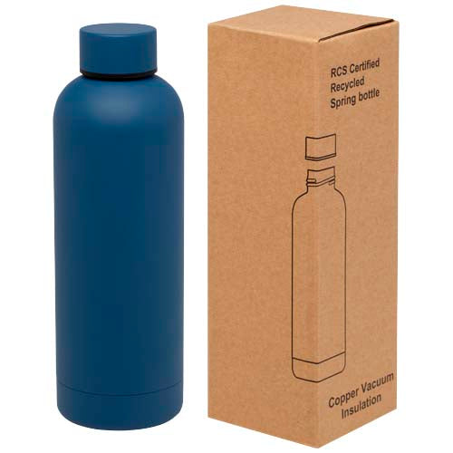 Spring 500 ml RCS certified recycled stainless steel copper vacuum insulated bottle - 100798