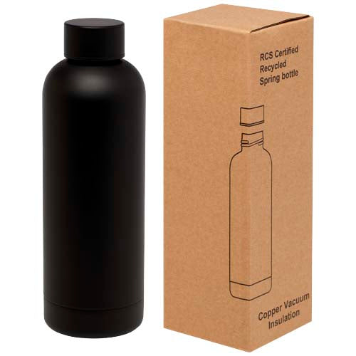 Spring 500 ml RCS certified recycled stainless steel copper vacuum insulated bottle - 100798